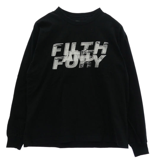 NEIGHBORHOOD ネイバーフッド 22SS 221PCNH-LT05 NH-5C C-TEE ロンT Tシャツ ロゴプリント ブラック系 S【中古】