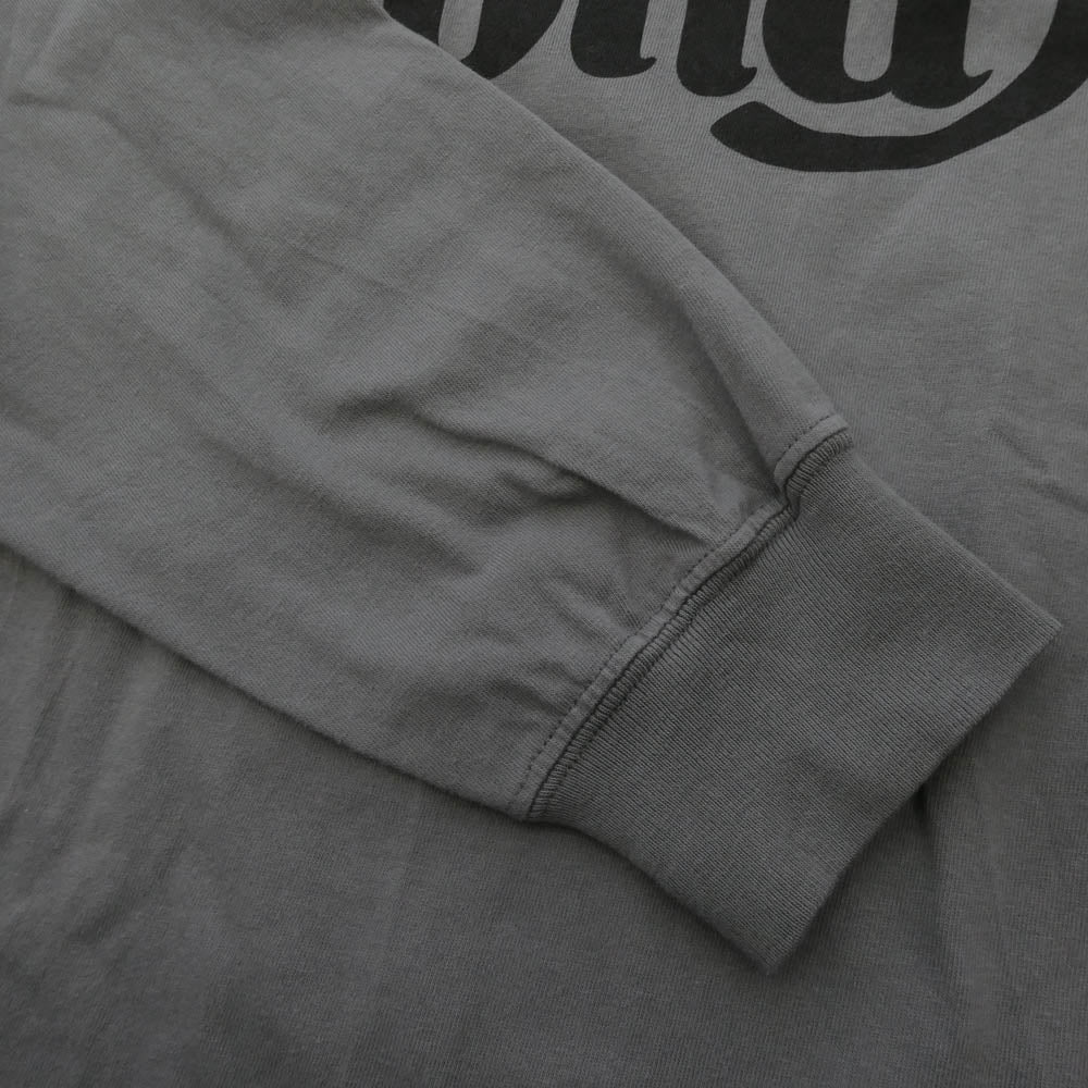 NEIGHBORHOOD ネイバーフッド 24AW 242PCNH-LT07 NH. TEE LS-7 ロンT Tシャツ ロゴプリント グレー系 M【中古】