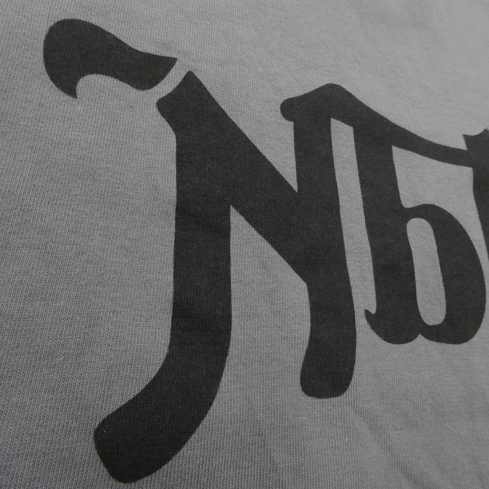 NEIGHBORHOOD ネイバーフッド 24AW 242PCNH-LT07 NH. TEE LS-7 ロンT Tシャツ ロゴプリント グレー系 M【中古】