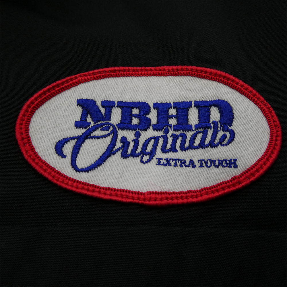 NEIGHBORHOOD ネイバーフッド 23AW 232TSNH-SHM01 CLASSIC WORK SHIRT ロゴパッチ クラシック ワークシャツ ブラック系 S【美品】【中古】