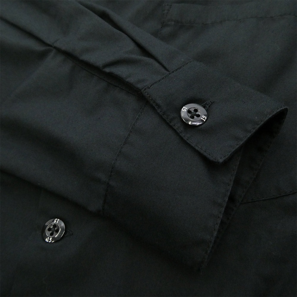 NEIGHBORHOOD ネイバーフッド 23SS 231TSNH-SHM01 CLASSIC WORK SHIRT ロゴプリント クラシック ワークシャツ ブラック系 S【美品】【中古】