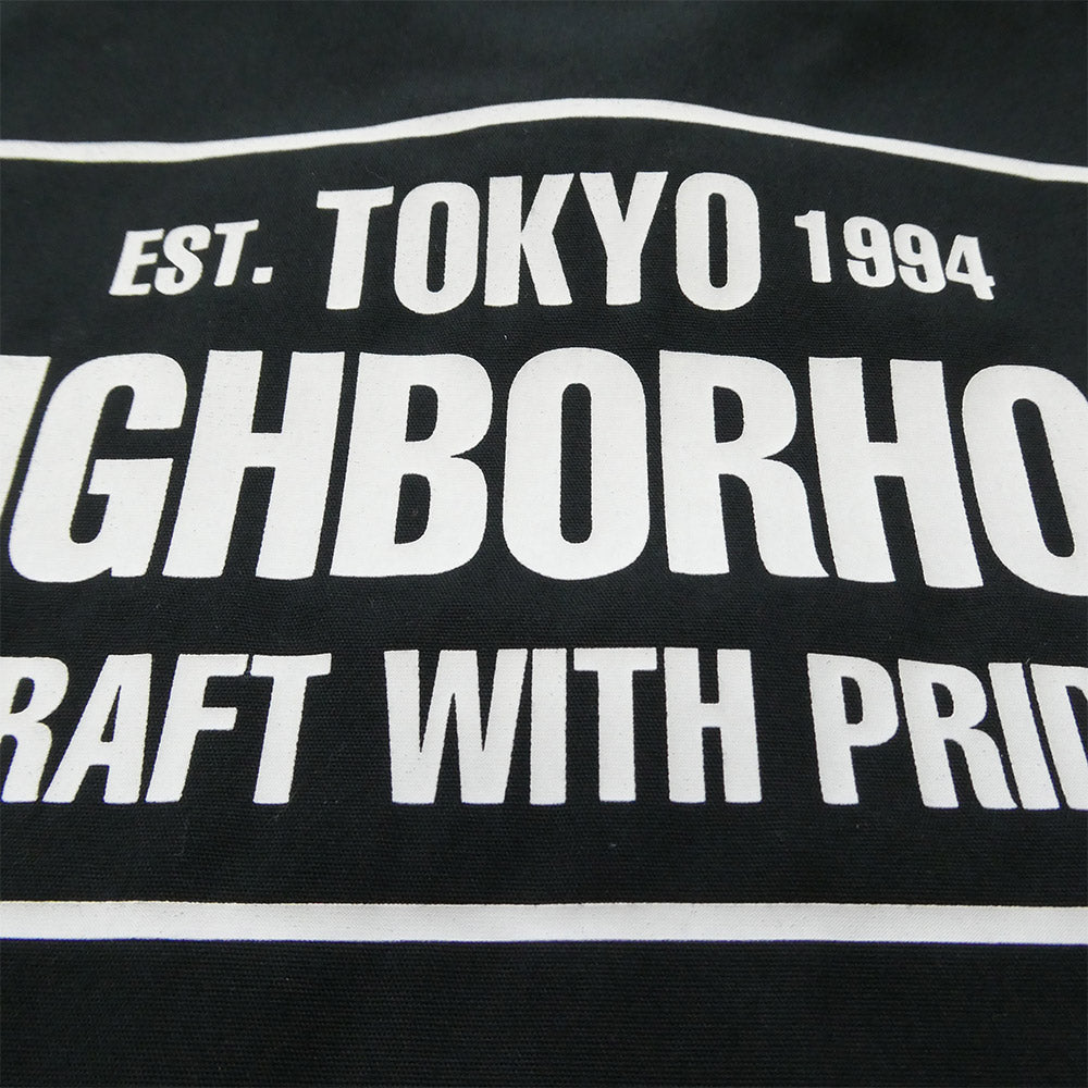 NEIGHBORHOOD ネイバーフッド 23SS 231TSNH-SHM01 CLASSIC WORK SHIRT ロゴプリント クラシック ワークシャツ ブラック系 S【美品】【中古】