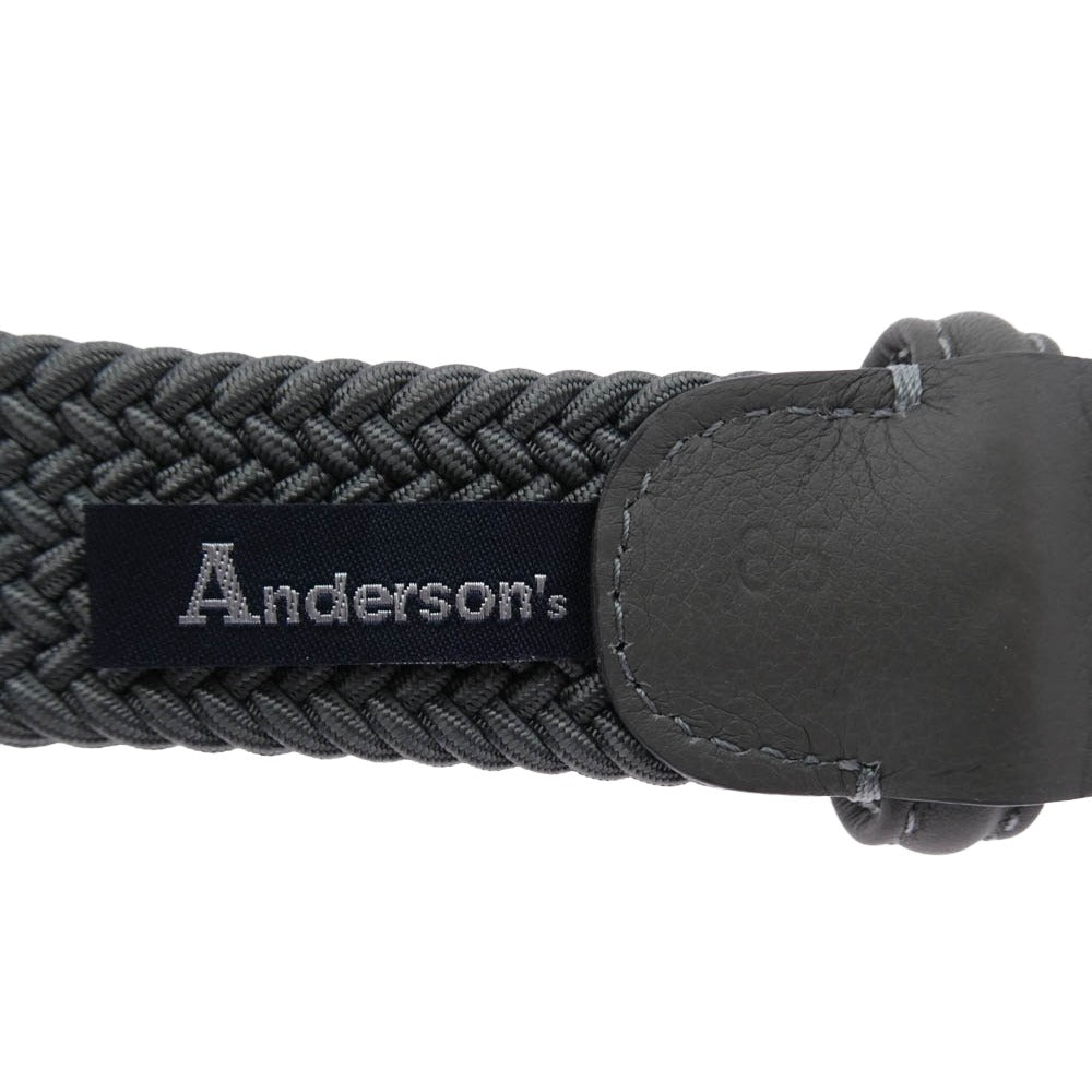 アンダーソンズ エラスティック メッシュ ベルト グレー系【中古】
