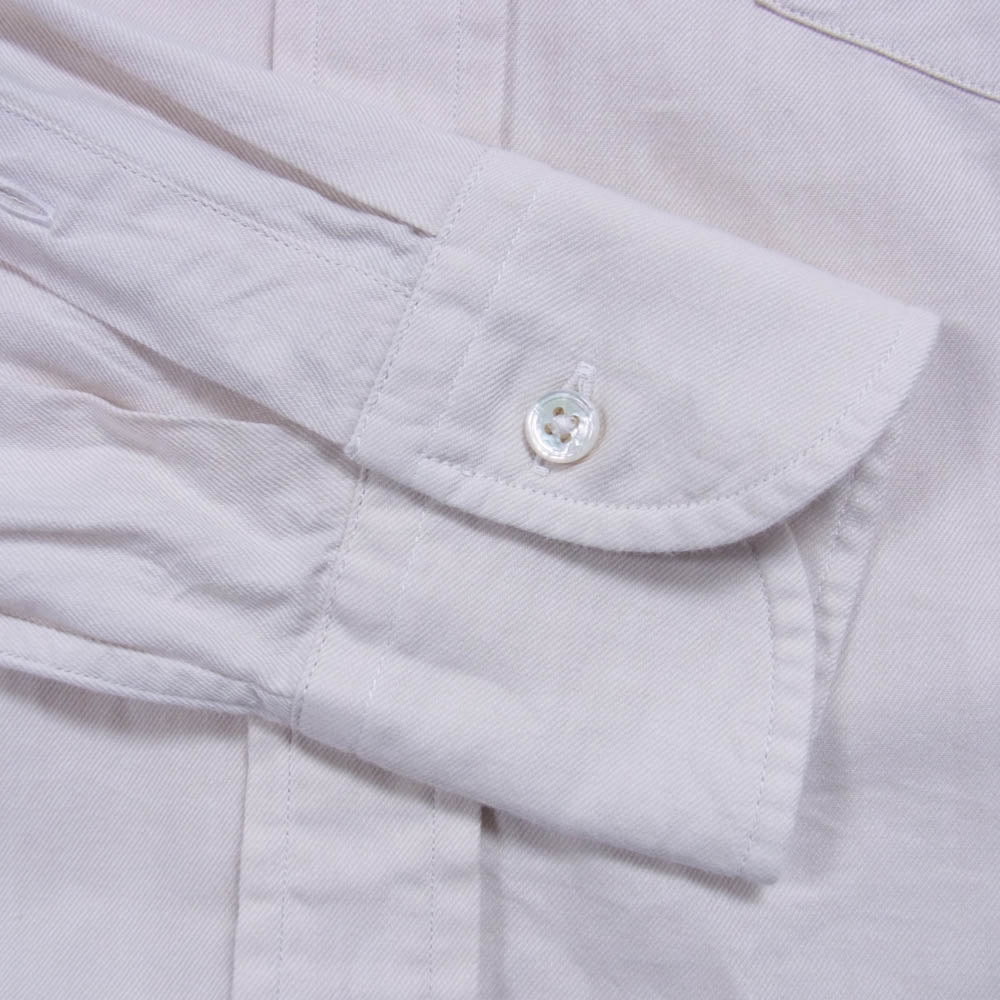 ドレイクス B.D SHIRT ボタンダウン 長袖 シャツ ベージュ系 39【中古】