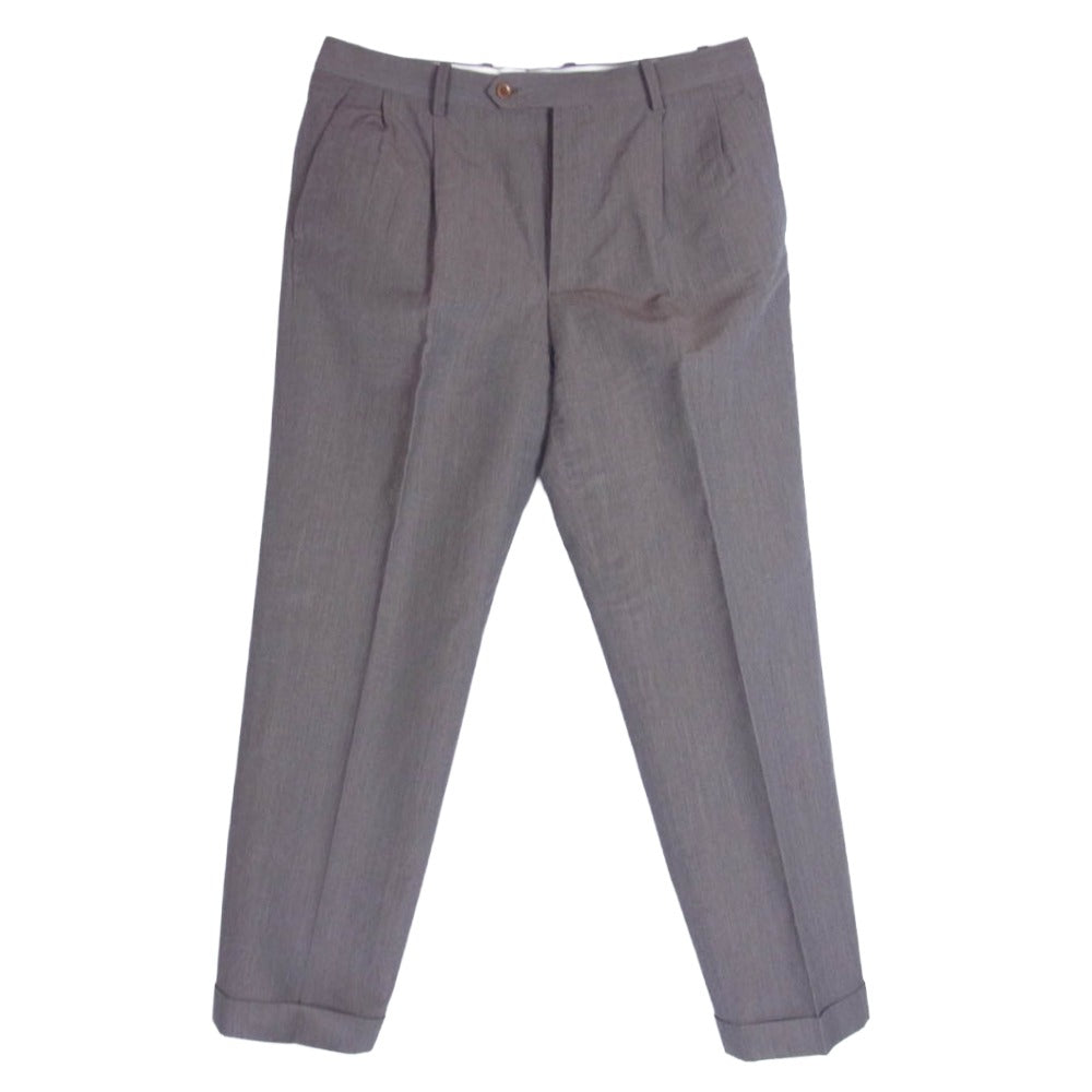 BEAMS ビームス ビームスF ORTELO オルテロ コットンリネンパンツ ライトブラウン系 48【美品】【中古】