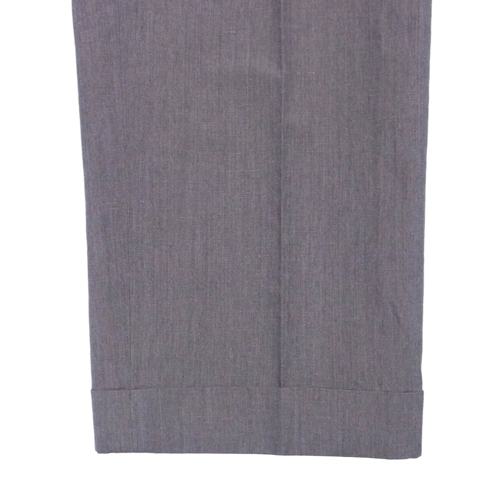 BEAMS ビームス ビームスF ORTELO オルテロ コットンリネンパンツ ライトブラウン系 48【美品】【中古】