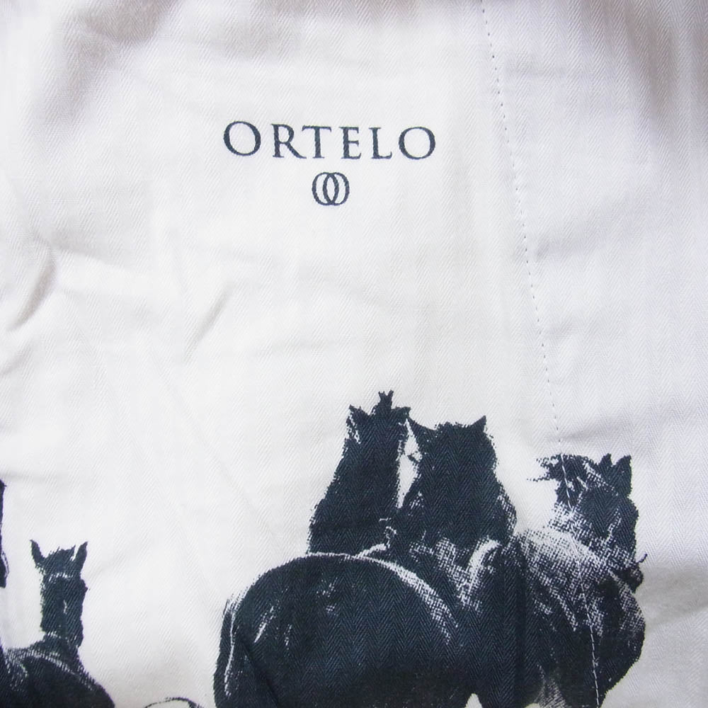 BEAMS ビームス ビームスF ORTELO オルテロ コットンリネンパンツ ライトブラウン系 48【美品】【中古】