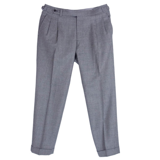 BEAMS ビームス ビームスF IGARASHI TROUSERS イガラシトラウザーズ サイドシンチ アジャスター スラックス パンツ グレー系 サイズ50 グレー系 50【美品】【中古】