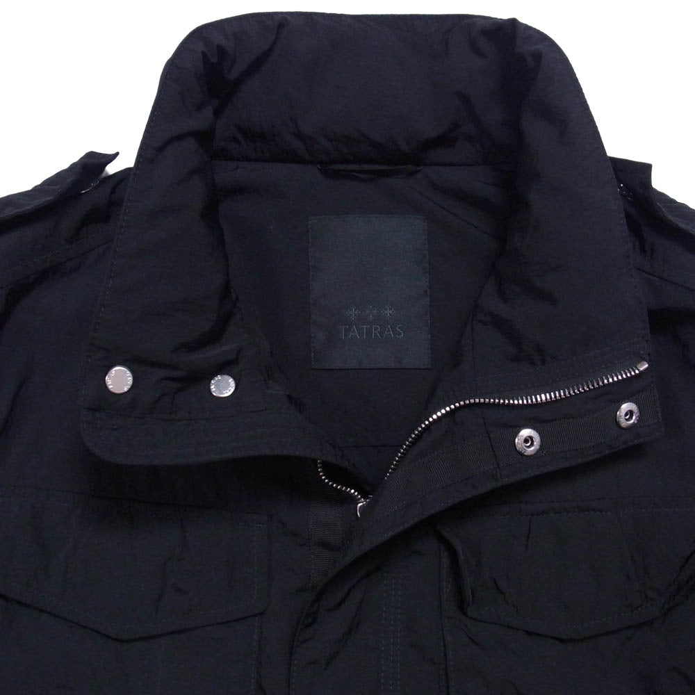 TATRAS タトラス × Brilla per il gusto 別注 M-65 ナイロン ミリタリー フィールド ジャケット ブラック系 170/92A【美品】【中古】