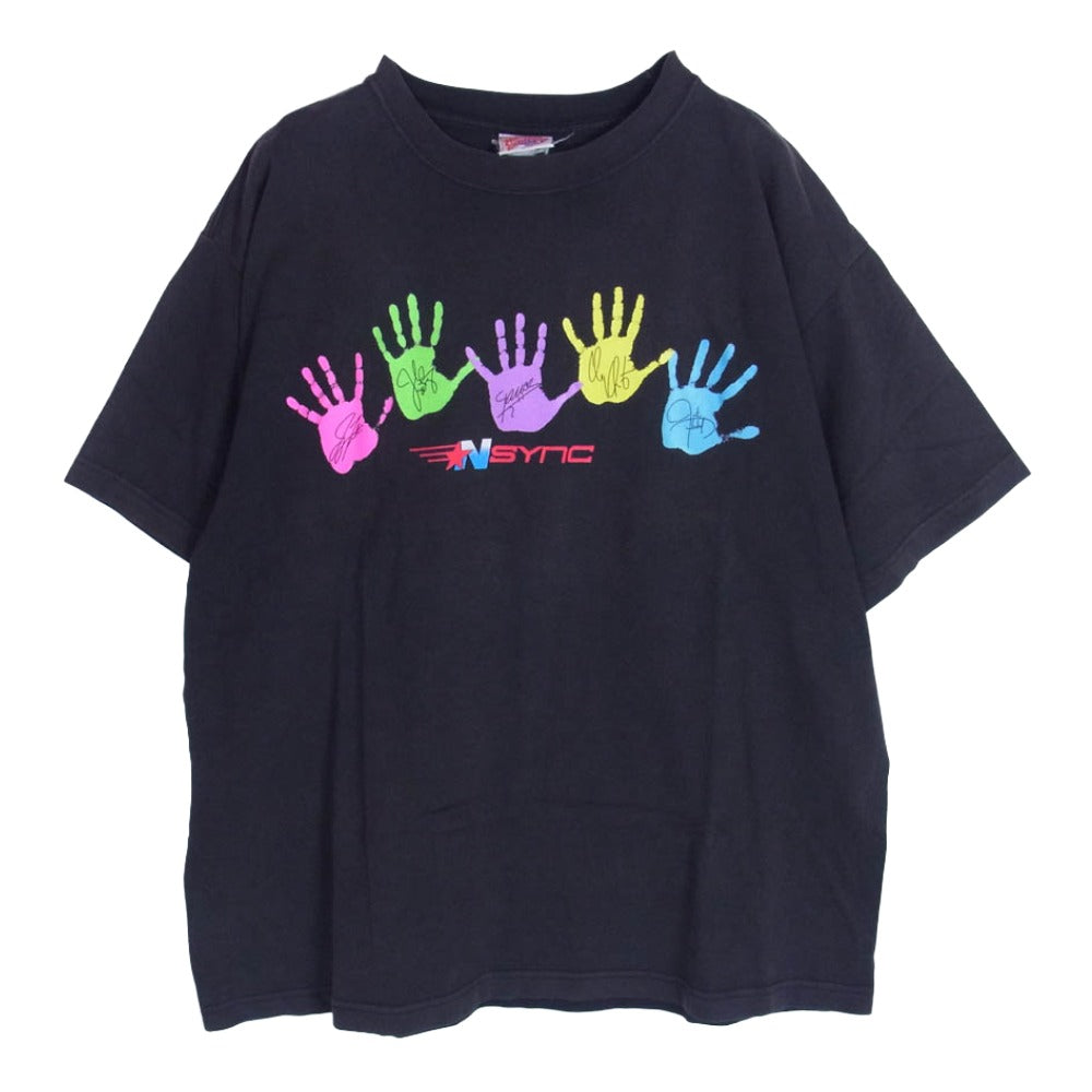 90s NSYNC 半袖 Tシャツ ダークグレー系 不明【中古】