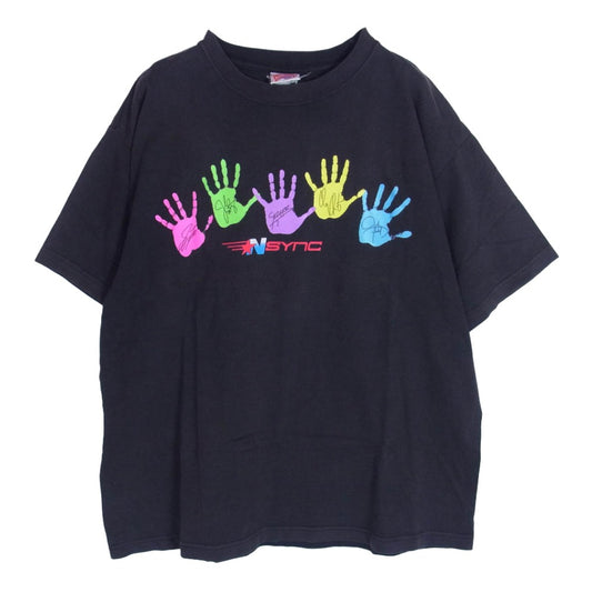 90s NSYNC 半袖 Tシャツ ダークグレー系 不明【中古】