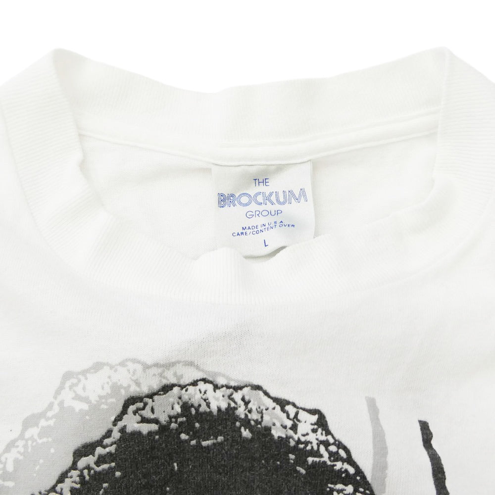 90s USA製 BOB DYLAN ボブディラン BROCKUMタグ 1992ツアー 半袖 Tシャツ ホワイト系 L【中古】