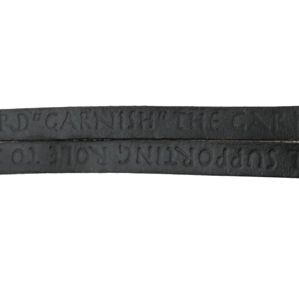 GARNI ガルニ レザー ブレスレット ブラック系 ブラウン系【中古】