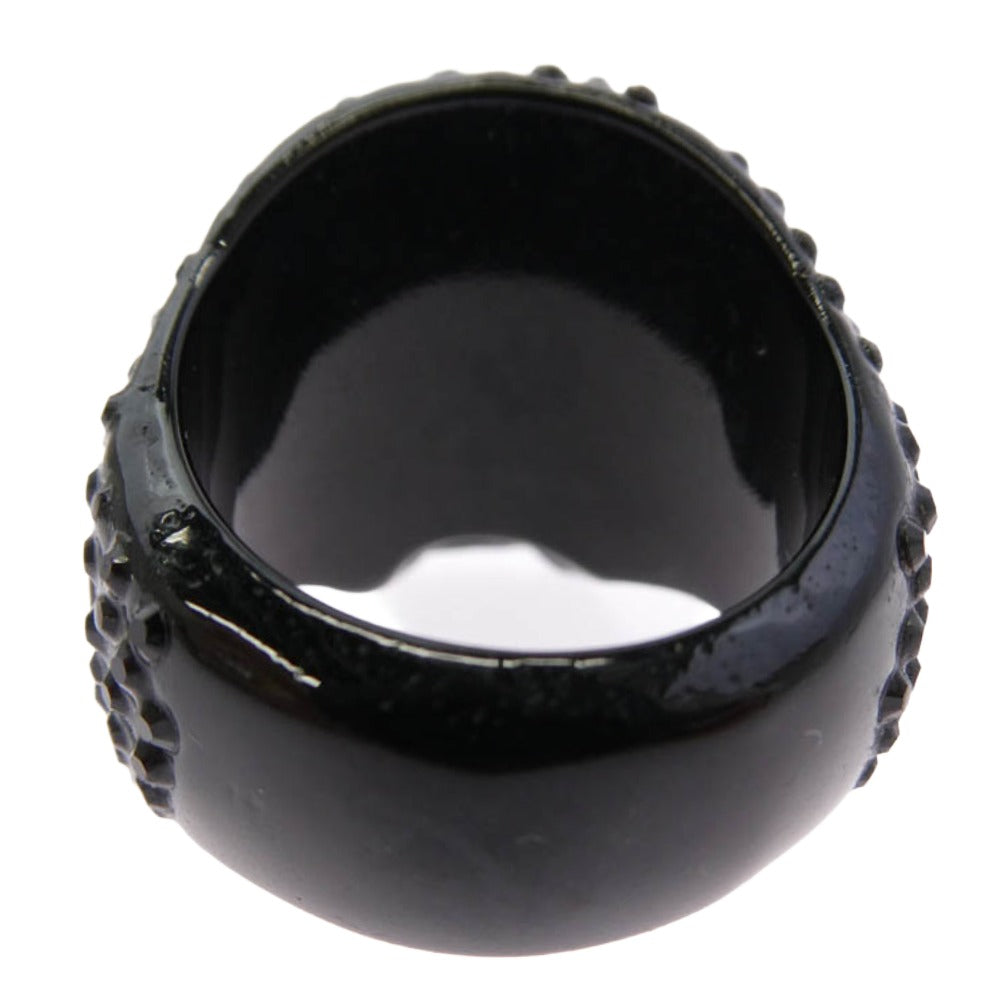 GARNI ガルニ アクリル スタッズ スカルリング ブラック系 21号【中古】