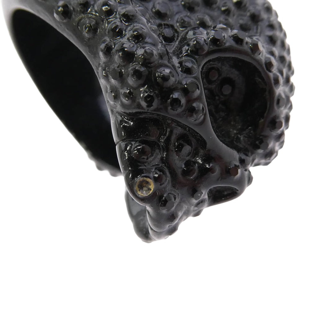 GARNI ガルニ アクリル スタッズ スカルリング ブラック系 21号【中古】