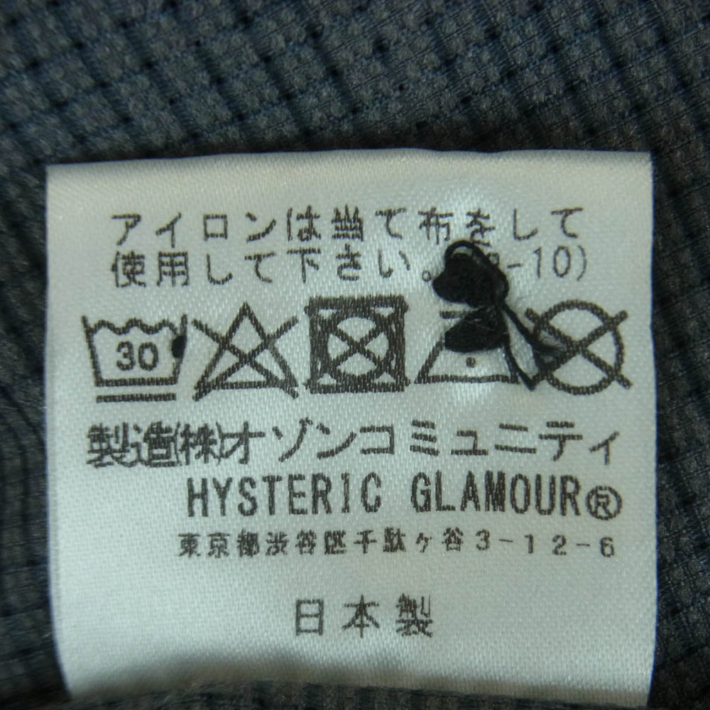 HYSTERIC GLAMOUR ヒステリックグラマー 19SS 02182AH05 DEVILS COCKTAIL 総柄 半袖 シャツ ブラック系 M【中古】