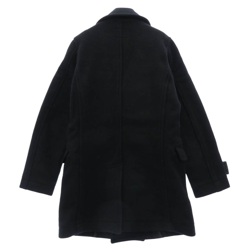 HYSTERIC GLAMOUR ヒステリックグラマー 0243AC02 メルトン ウール ピーコート ダークネイビー系 S【中古】