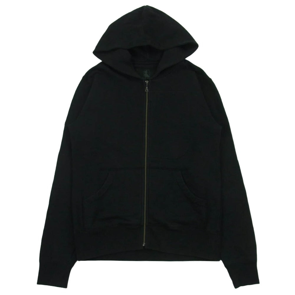 HYSTERIC GLAMOUR ヒステリックグラマー 15SS 0251CF02 ROCK PRESS pt PK ロック プレス ガールプリント フーディ パーカー ブラック系 S【中古】