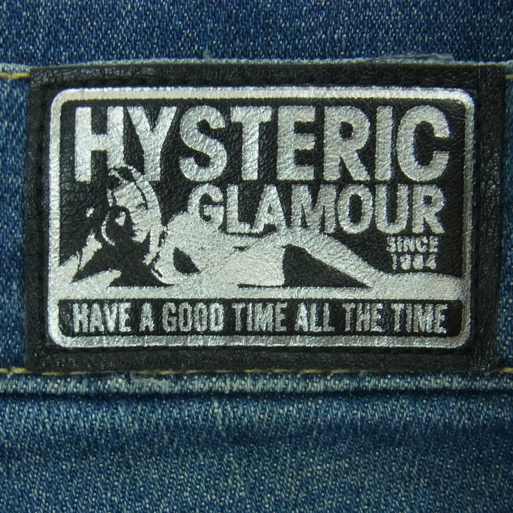 HYSTERIC GLAMOUR ヒステリックグラマー 0261AP14 KPR加工 ISKO デニム スキニー パンツ インディゴブルー系 W29 L32【中古】