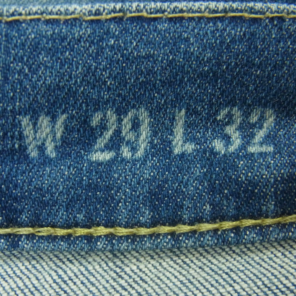 HYSTERIC GLAMOUR ヒステリックグラマー 0261AP14 KPR加工 ISKO デニム スキニー パンツ インディゴブルー系 W29 L32【中古】