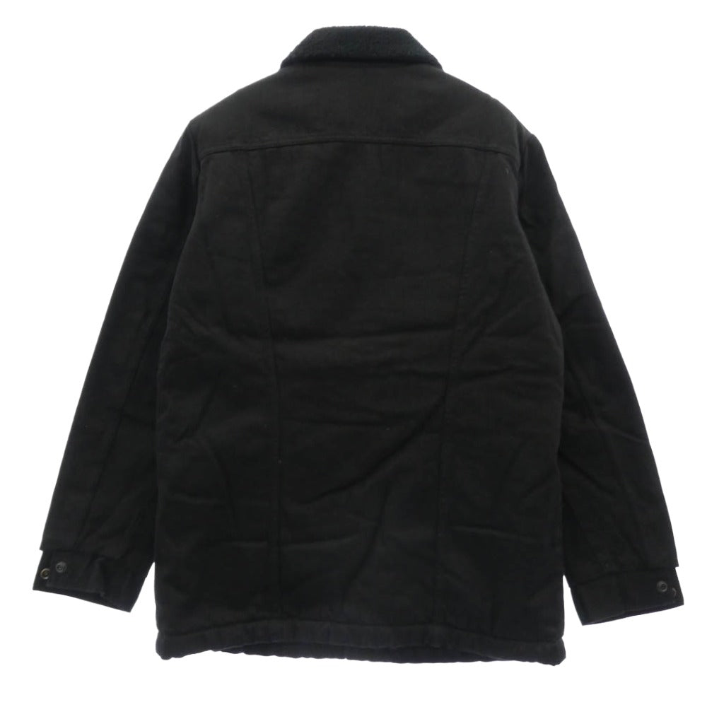 HYSTERIC GLAMOUR ヒステリックグラマー 02183AC07 裏ボア ブラックデニム ランチコート ジャケット ブラック系 L【中古】 HYSTERIC GLAMOUR ヒステリックグラマー 02183AC07 裏ボア ブラック