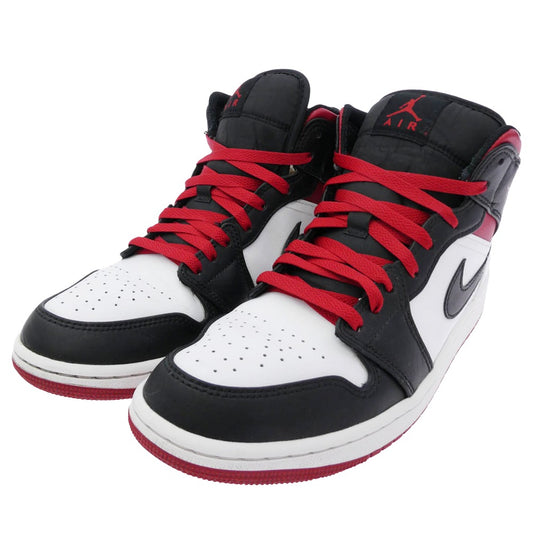 NIKE AIR JORDAN ナイキ ジョーダン DQ8426-106 Air Jordan 1 Mid Gym Red AJ1 エアジョーダン1 ミッド ジムレッド ハイカット スニーカー ホワイト系 ブラック系 レッド系 27.5cm【中古】