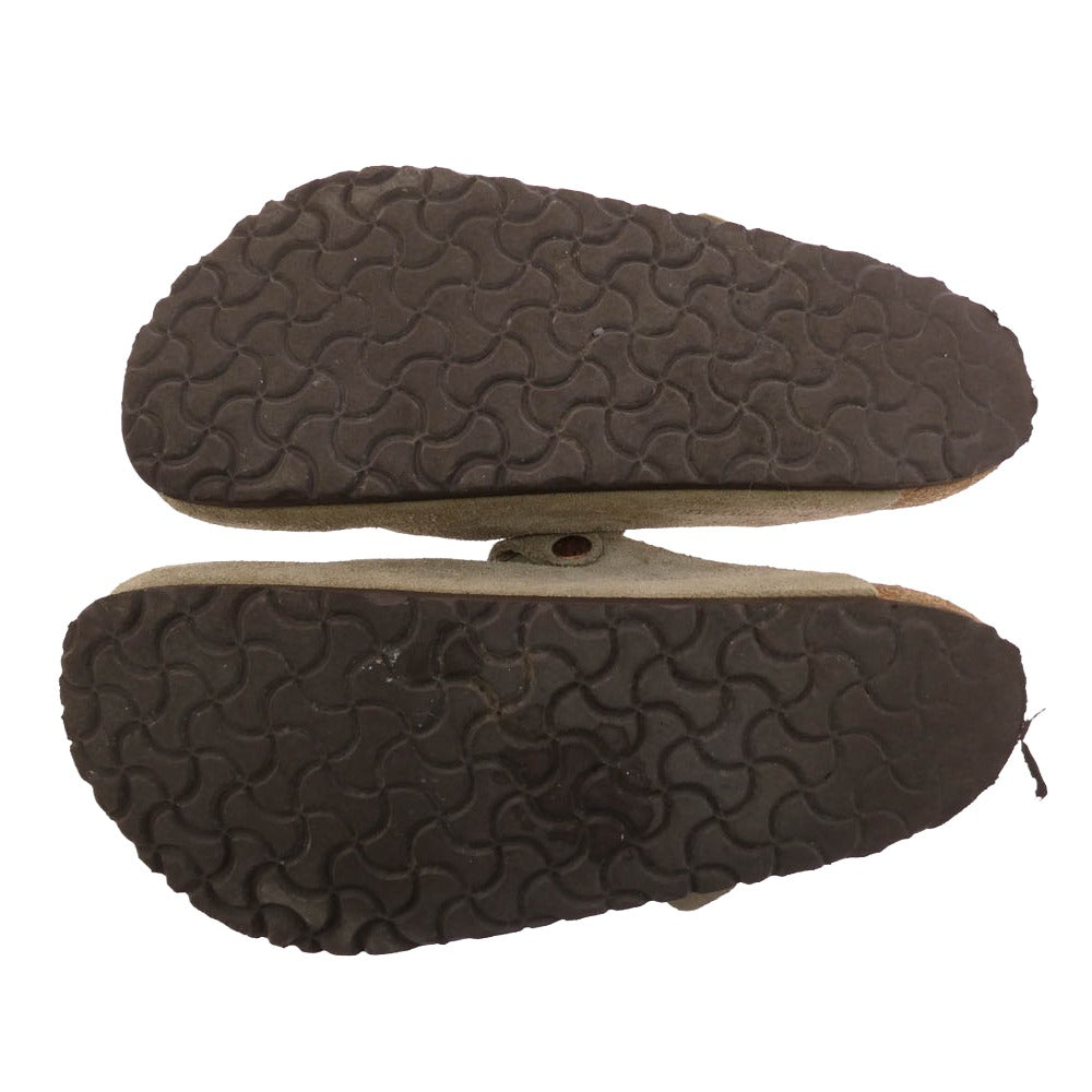 BIRKENSTOCK ビルケンシュトック 60461 Boston ボストン Taupe トープ スエード レザー サンダル ベージュ系 ブラウン系 40【中古】