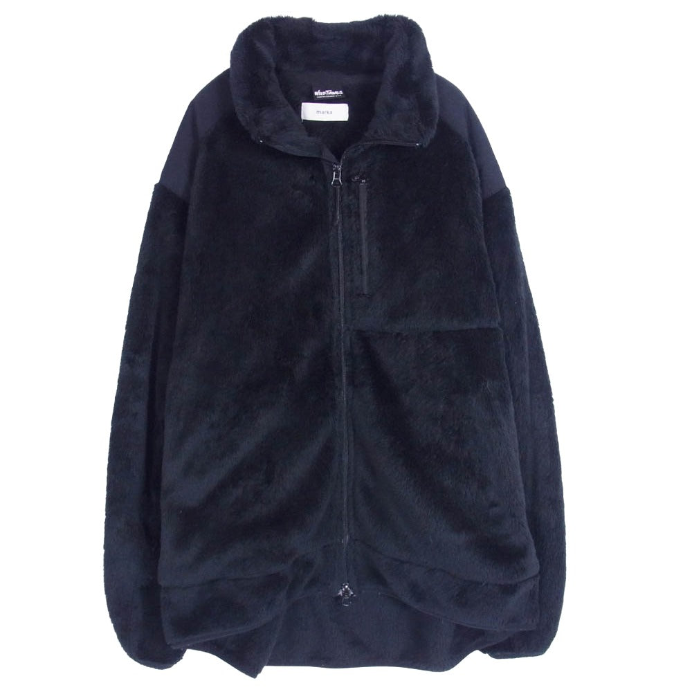 marka マーカ WILDTHINGS ワイルドシングス M21C-21BL02C × WILDTHINGS ワイルドシングス PCU FLEECE JACKET POLARTEC ポーラテック フリース ジャケット ブラック系 3【中古】