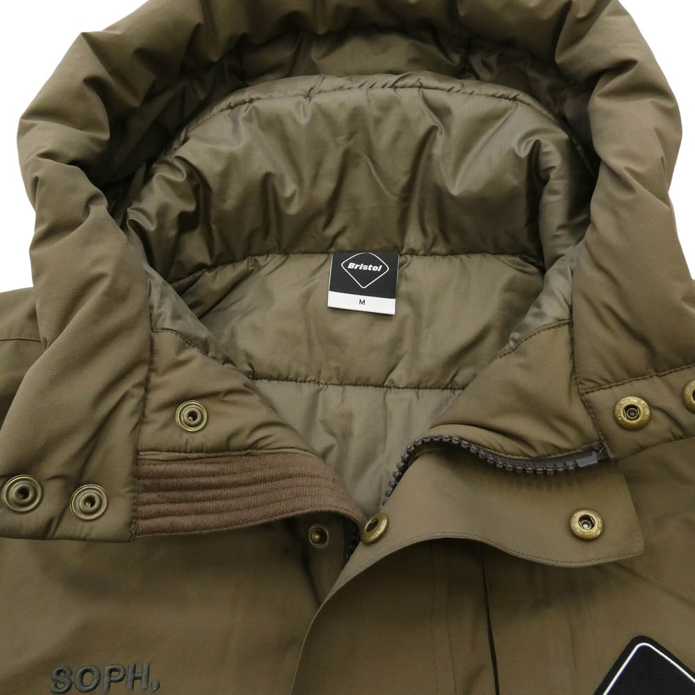 F.C.R.B. エフシーアールビー 25AW FCRB-252024 INSULATION BENCH COAT インサレーション 中綿 ベンチコート ライトブラウン系 MOCHA M【新古品】【未使用】【中古】