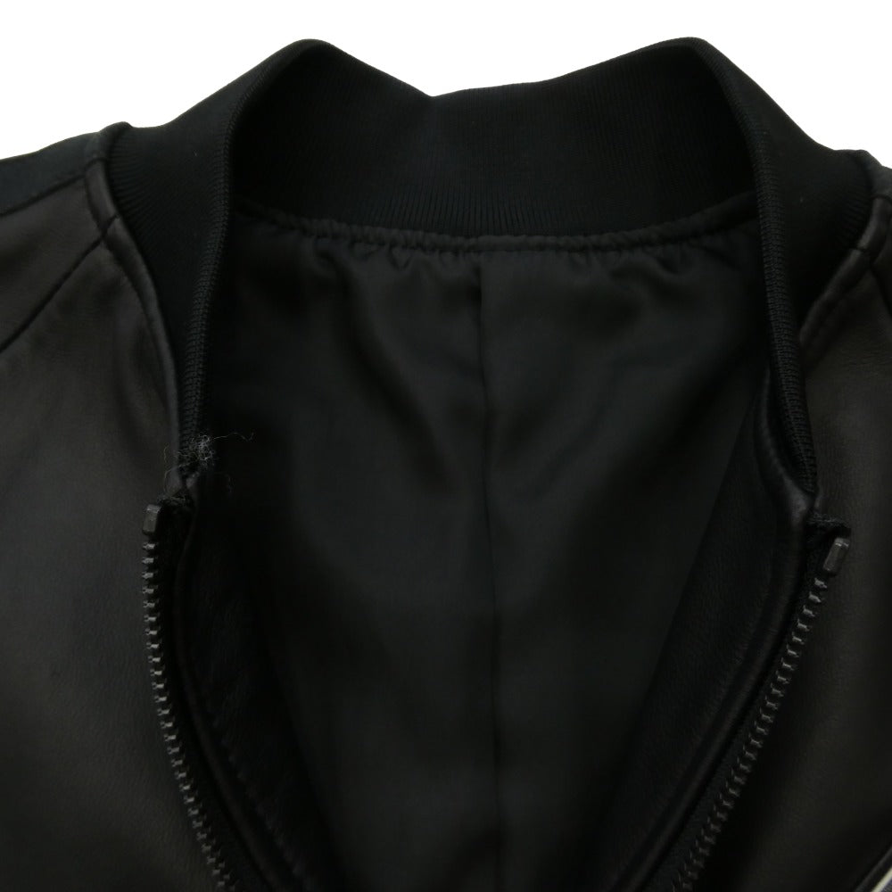F.C.R.B. エフシーアールビー 25AW FCRB-252079 LEATHER TRACK JACKET レザー トラック ジャケット ブルゾン ブラック系 S【新古品】【未使用】【中古】