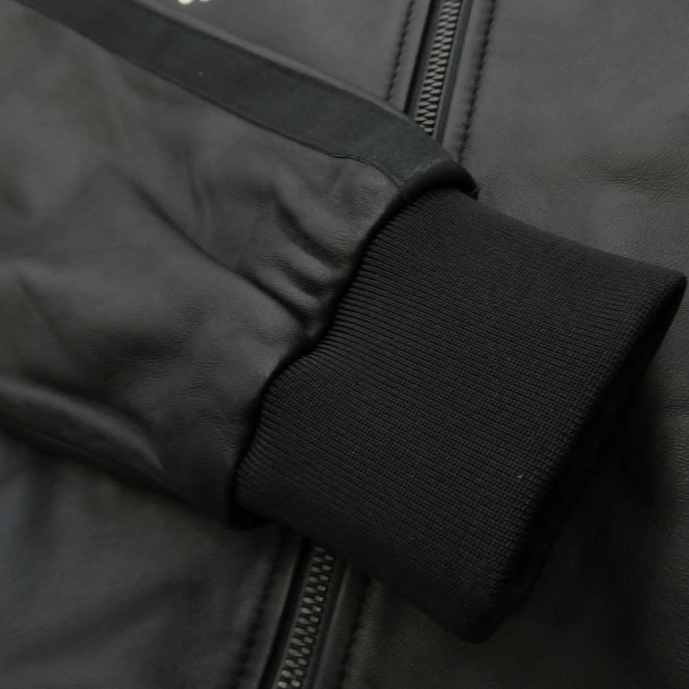 F.C.R.B. エフシーアールビー 25AW FCRB-252079 LEATHER TRACK JACKET レザー トラック ジャケット ブルゾン ブラック系 S【新古品】【未使用】【中古】
