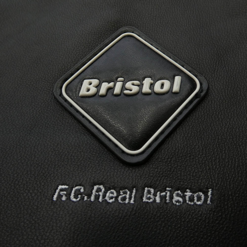F.C.R.B. エフシーアールビー 25AW FCRB-252079 LEATHER TRACK JACKET レザー トラック ジャケット ブルゾン ブラック系 S【新古品】【未使用】【中古】