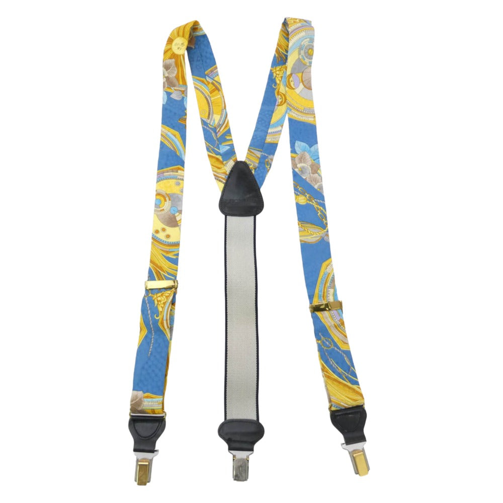 LEONARD レオナール 総柄 サスペンダー マルチカラー系【中古】