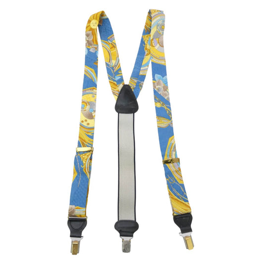 LEONARD レオナール 総柄 サスペンダー マルチカラー系【中古】