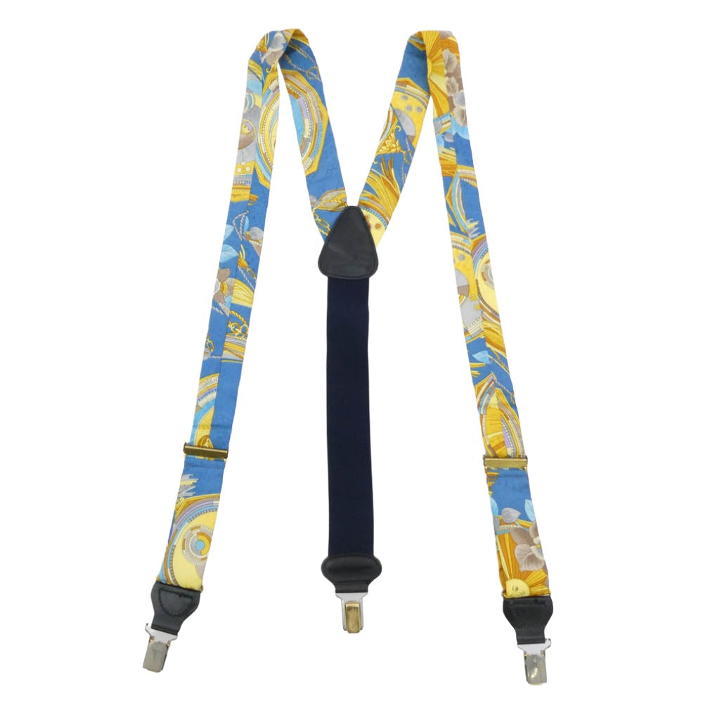 LEONARD レオナール 総柄 サスペンダー マルチカラー系【中古】