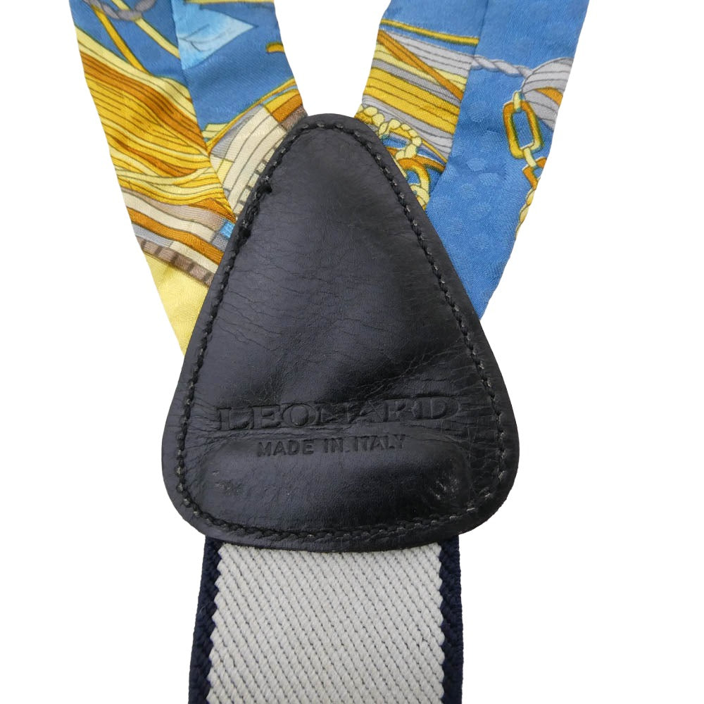 LEONARD レオナール 総柄 サスペンダー マルチカラー系【中古】