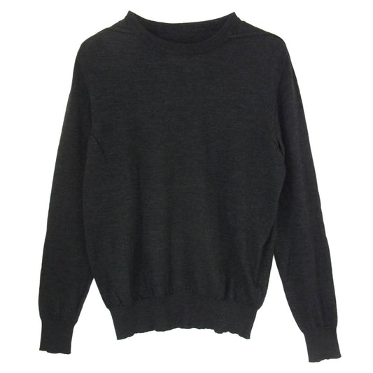 MAISON MARTIN MARGIELA メゾンマルタンマルジェラ 28 HA012 ここのえタグ 14ライン 4ステッチ 四つタグ ウール ニット ダークグレー系 M【中古】