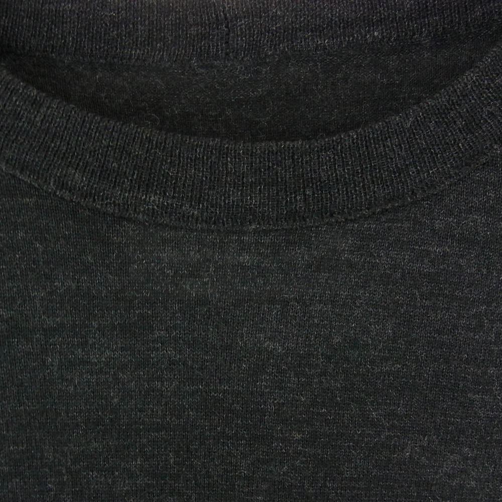 MAISON MARTIN MARGIELA メゾンマルタンマルジェラ 28 HA012 ここのえタグ 14ライン 4ステッチ 四つタグ ウール ニット ダークグレー系 M【中古】
