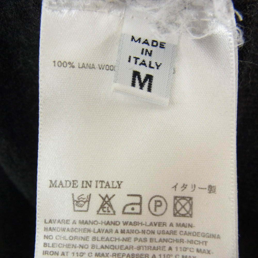 MAISON MARTIN MARGIELA メゾンマルタンマルジェラ 28 HA012 ここのえタグ 14ライン 4ステッチ 四つタグ ウール ニット ダークグレー系 M【中古】