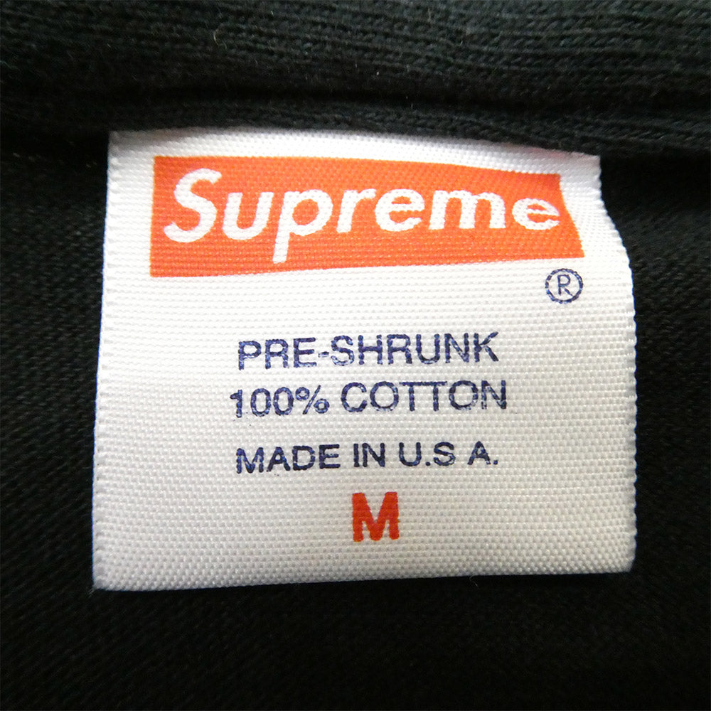 Supreme シュプリーム 09AW sink or swim Tee ドラクロワ プリント 半袖 Tシャツ カットソー ブラック系 M【中古】