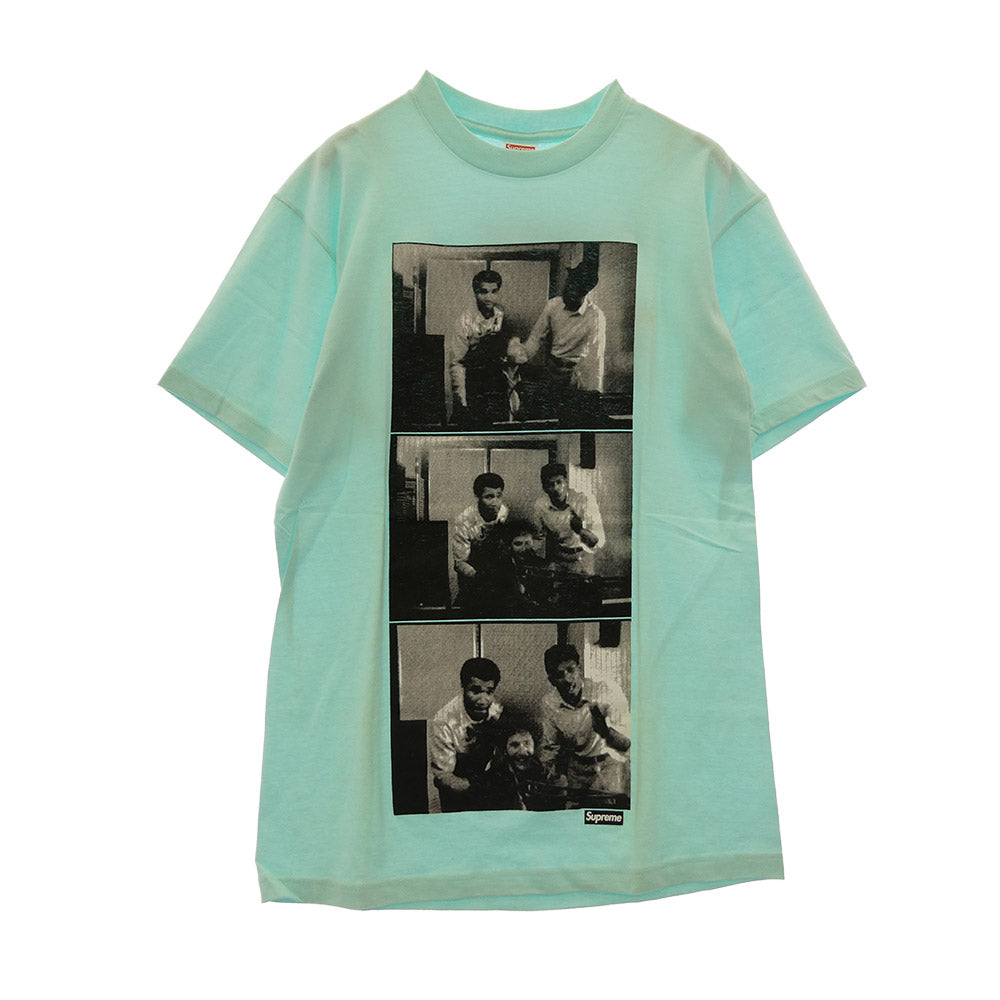 Supreme シュプリーム 09SS Malcolm Mclaren T-Shirt マルコムマクラーレン プリント 半袖 Tシャツ カットソー ライトブルー系 M【中古】
