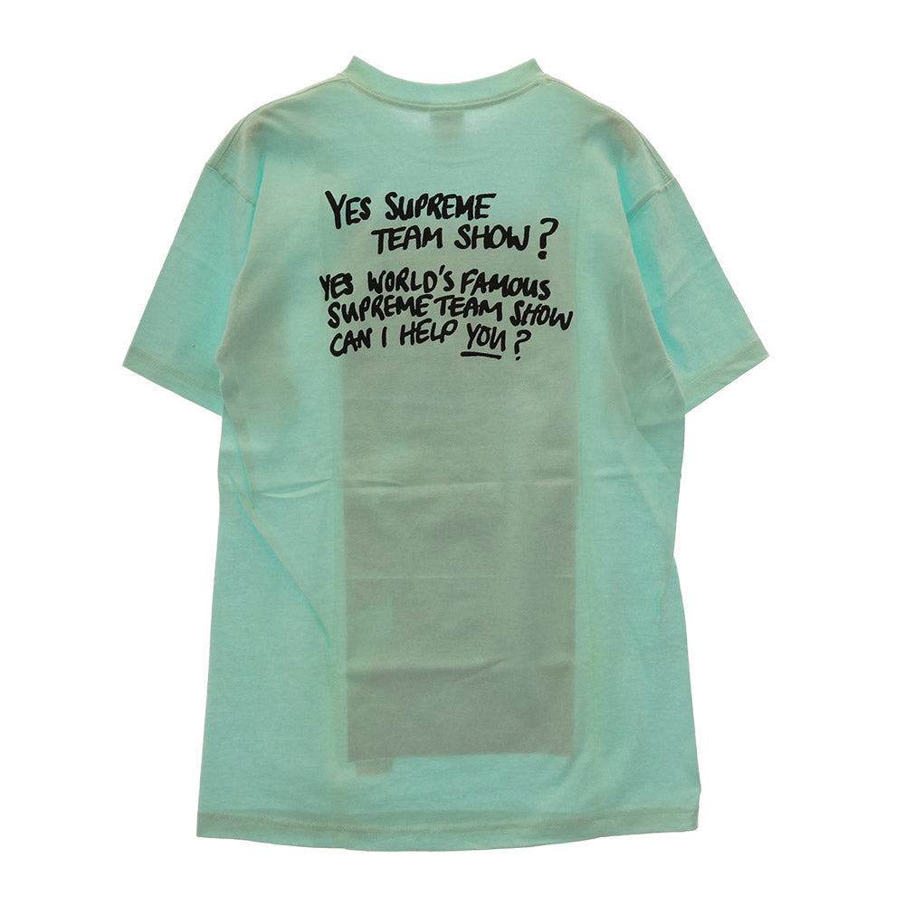 Supreme シュプリーム 09SS Malcolm Mclaren T-Shirt マルコムマクラーレン プリント 半袖 Tシャツ カットソー ライトブルー系 M【中古】