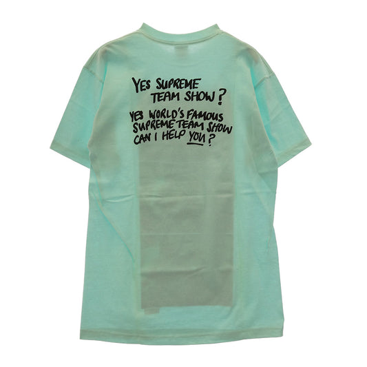 Supreme シュプリーム 09SS Malcolm Mclaren T-Shirt マルコムマクラーレン プリント 半袖 Tシャツ カットソー ライトブルー系 M【中古】