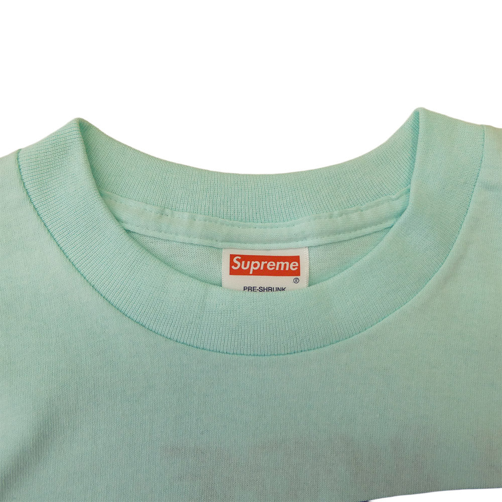 Supreme シュプリーム 09SS Malcolm Mclaren T-Shirt マルコムマクラーレン プリント 半袖 Tシャツ カットソー ライトブルー系 M【中古】