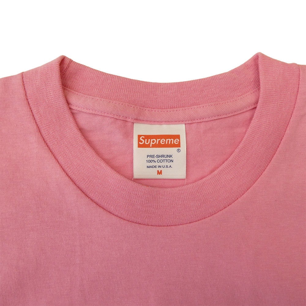Supreme シュプリーム 15SS International Tee インターナショナル プリント 半袖 Tシャツ カットソー ピンク系 M【新古品】【未使用】【中古】