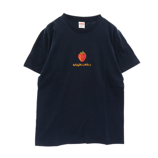 Supreme シュプリーム 16SS Berry Tee ベリー プリント 半袖 Tシャツ カットソー ダークネイビー系 M【新古品】【未使用】【中古】