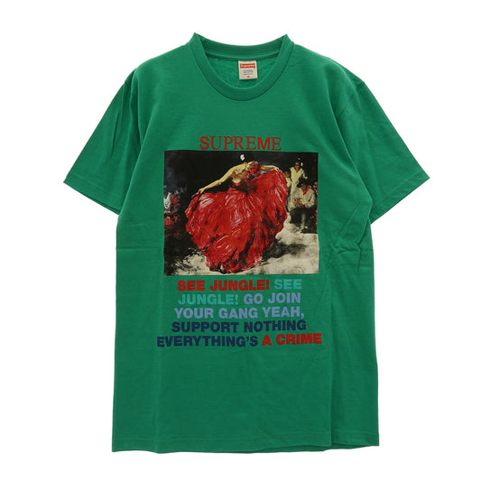 Supreme シュプリーム 16SS Dancer Tee ダンサー プリント 半袖 Tシャツ カットソー グリーン系 M【新古品】【未使用】【中古】