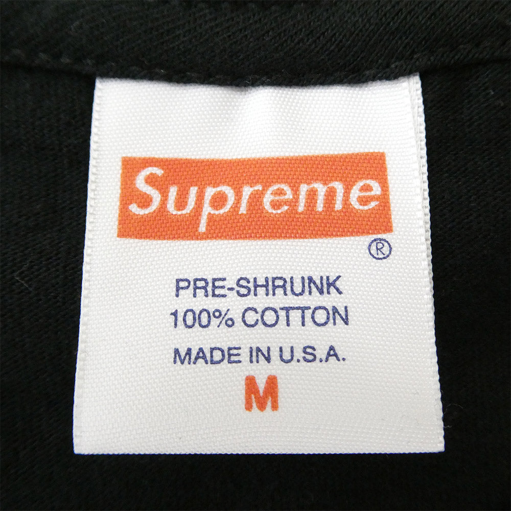 Supreme シュプリーム 13SS × Wackies Love Joys Tee 【フェイクバスターズ鑑定済】ワッキーズ フォト プリント 半袖 Tシャツ カットソー ブラック系 M【美品】【中古】