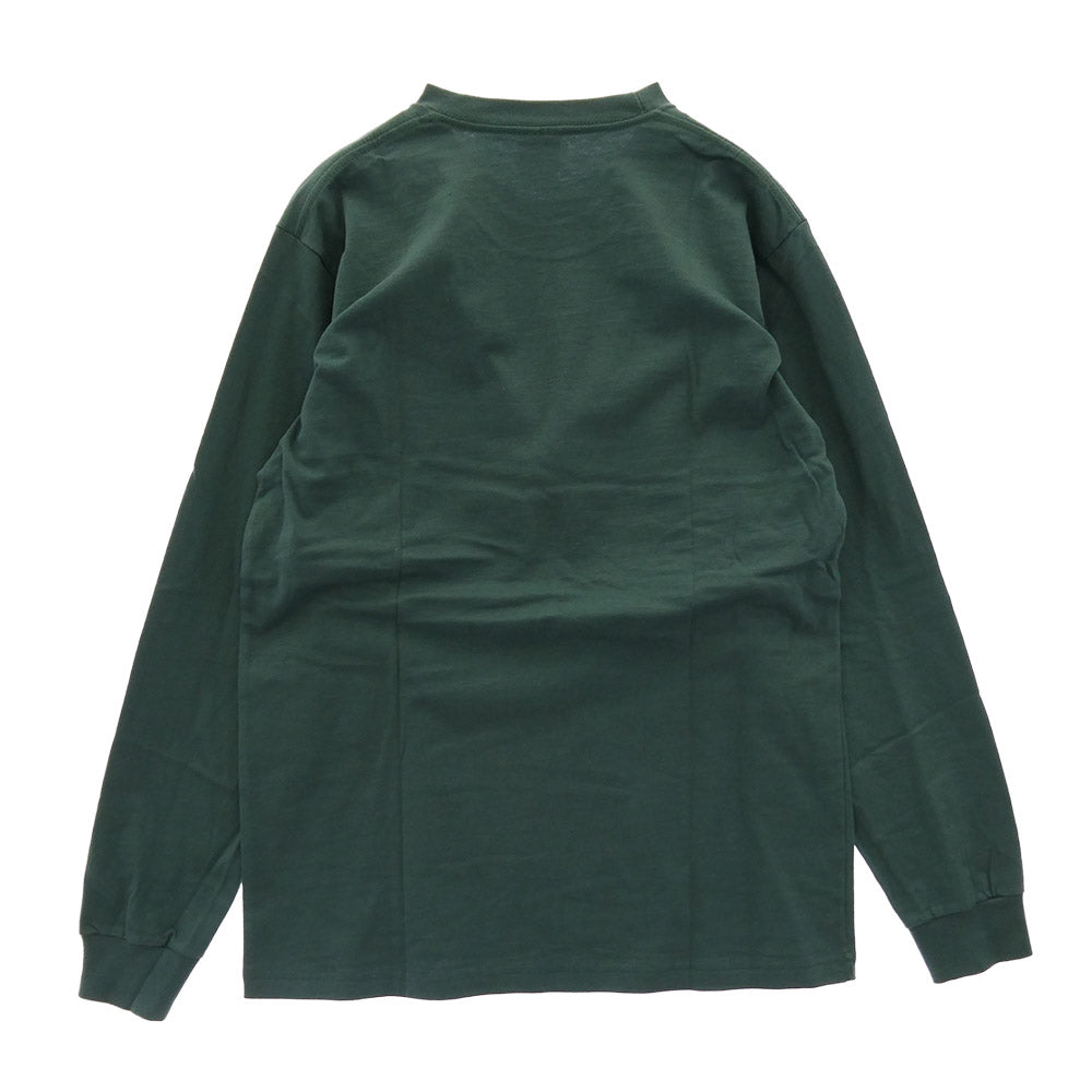 Supreme シュプリーム 15AW Worldwide L/S Tee ワールドワイド ロングスリーブ 長袖 カットソーＴシャツ モスグリーン系 M【美品】【中古】