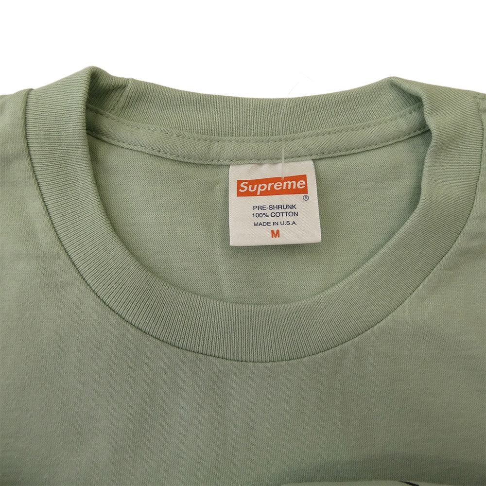 Supreme シュプリーム 14AW x Boogie Down Productions All Means Tee ブギー ダウン プロダクションズ オール ミーンズ プリント 半袖 Tシャツ カットソー グリーン系 M【新古品】【未使用】【中古】
